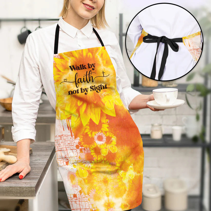 Walk By Faith Not By Sight - Apron With Neck Strap