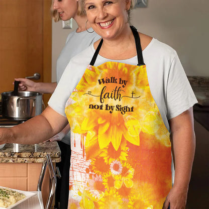 Walk By Faith Not By Sight - Apron With Neck Strap