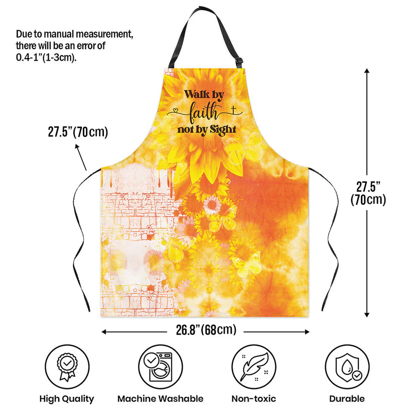 Walk By Faith Not By Sight - Apron With Neck Strap