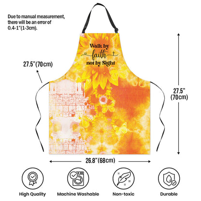 Walk By Faith Not By Sight - Apron With Neck Strap