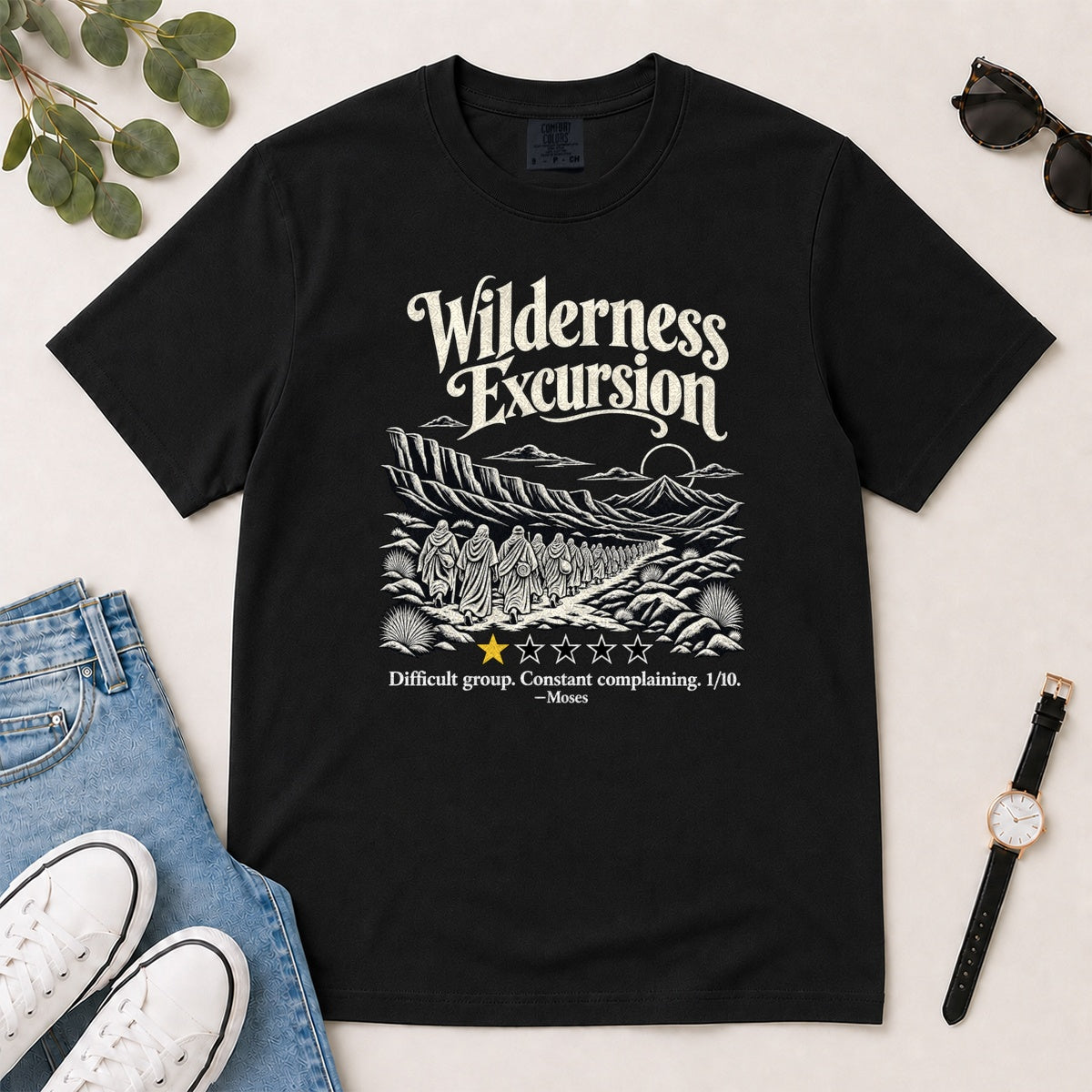 Wilderness Excursion Difficult Group Constant Complaining, Gift For Christian Pastor - 2D Unisex Garment-dyed T-shirt