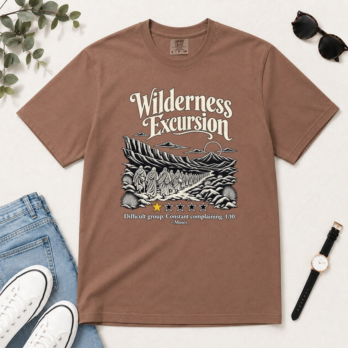 Wilderness Excursion Difficult Group Constant Complaining, Gift For Christian Pastor - 2D Unisex Garment-dyed T-shirt