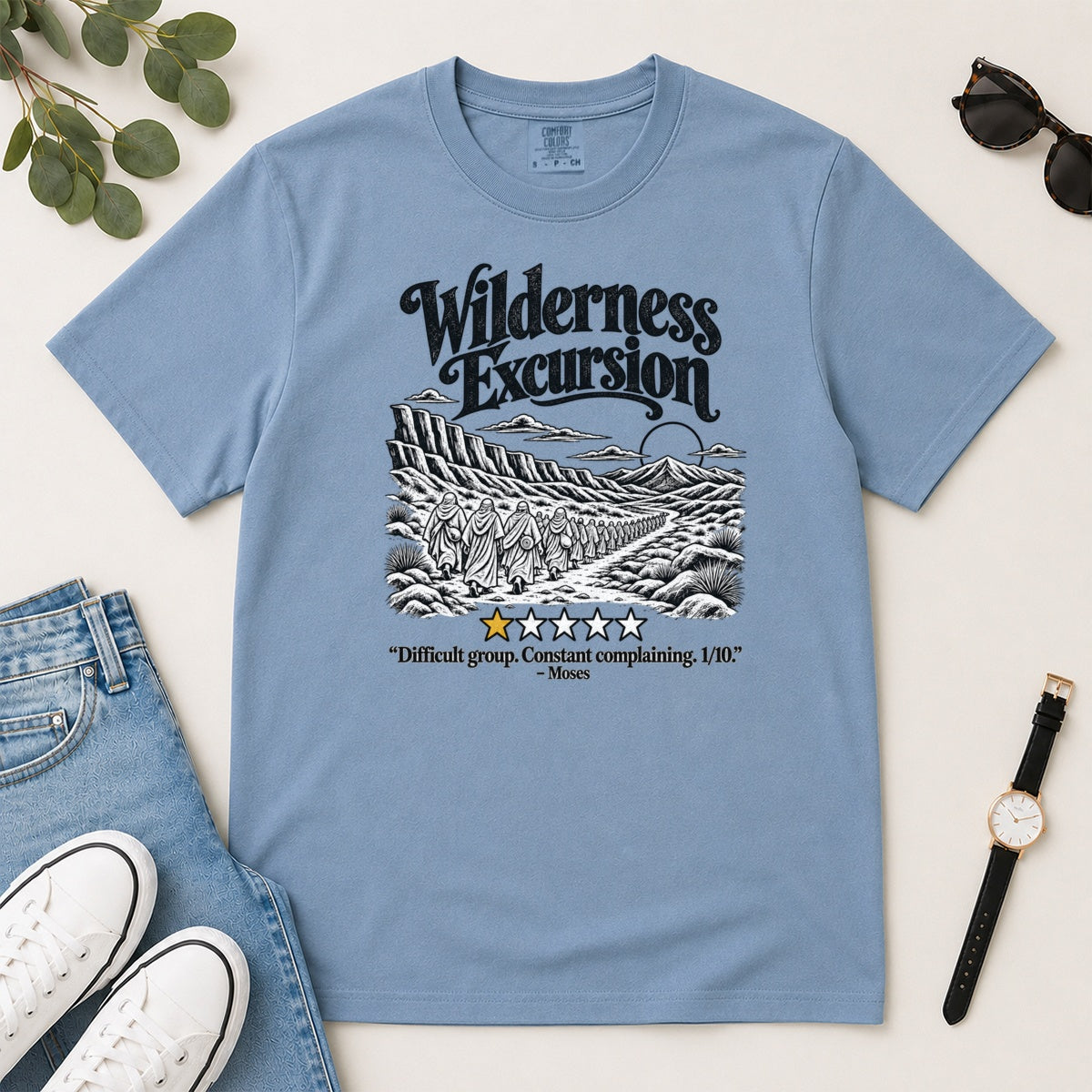 Wilderness Excursion Difficult Group Constant Complaining, Gift For Christian Pastor - 2D Unisex Garment-dyed T-shirt