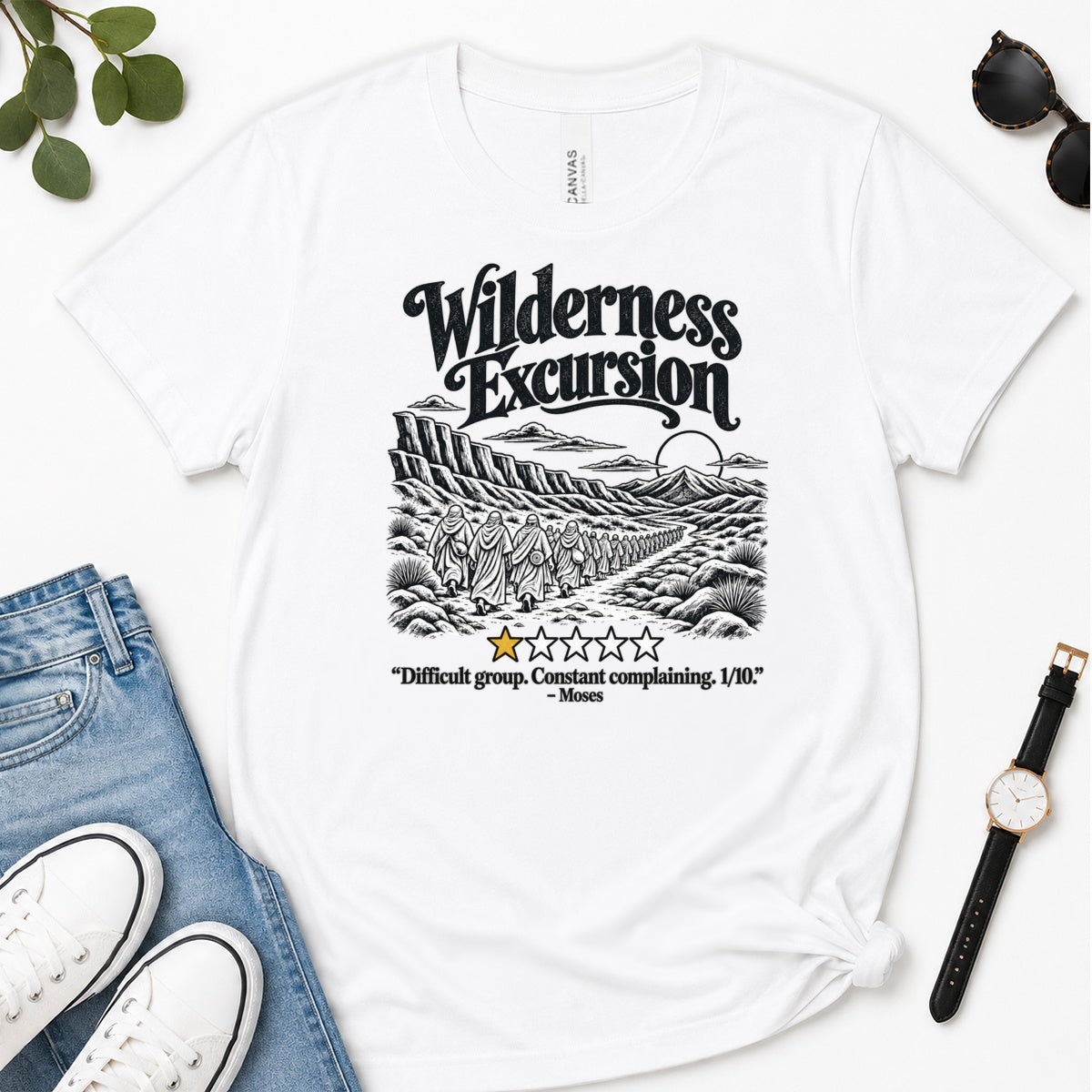 Wilderness Excursion Difficult Group Constant Complaining, Gift For Christian Pastor - 2D Unisex Premium T-shirt