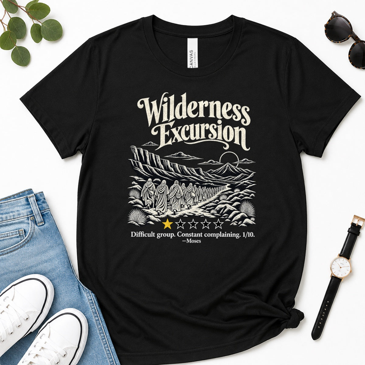 Wilderness Excursion Difficult Group Constant Complaining, Gift For Christian Pastor - 2D Unisex Premium T-shirt