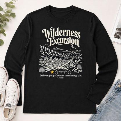 Wilderness Excursion Difficult Group Constant Complaining Moses, Gift For Bible Study Group - 2D Unisex Long Sleeve