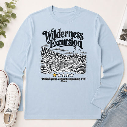 Wilderness Excursion Difficult Group Constant Complaining Moses, Gift For Bible Study Group - 2D Unisex Long Sleeve