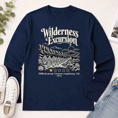 Wilderness Excursion Difficult Group Constant Complaining Moses, Gift For Bible Study Group - 2D Unisex Long Sleeve
