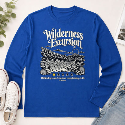 Wilderness Excursion Difficult Group Constant Complaining Moses, Gift For Bible Study Group - 2D Unisex Long Sleeve