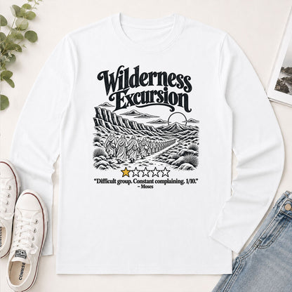 Wilderness Excursion Difficult Group Constant Complaining Moses, Gift For Bible Study Group - 2D Unisex Long Sleeve