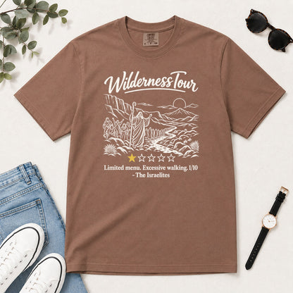 Wilderness Tour Limited Menu Excessive Walking, Gift For Funny Christians - 2D Unisex Garment-dyed T-shirt