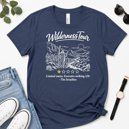 Wilderness Tour Limited Menu Excessive Walking, Gift For Funny Christians - 2D Unisex Premium T-shirt