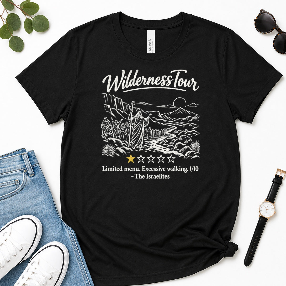 Wilderness Tour Limited Menu Excessive Walking, Gift For Funny Christians - 2D Unisex Premium T-shirt