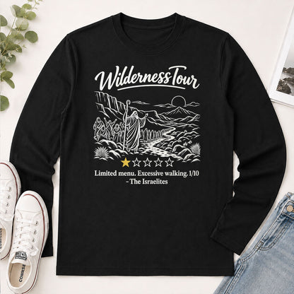 Wilderness Tour Limited Menu Excessive Walking The Israelites, Gift For Bible Lovers - 2D Unisex Long Sleeve