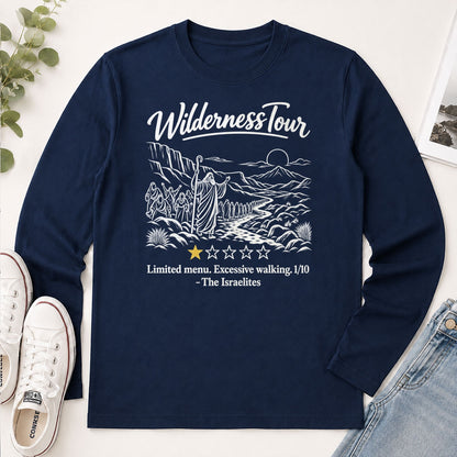 Wilderness Tour Limited Menu Excessive Walking The Israelites, Gift For Bible Lovers - 2D Unisex Long Sleeve