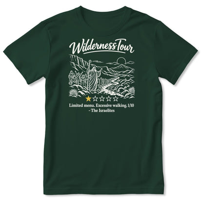 Wilderness Tour Limited Menu Excessive Walking The Israelites, Gift For Christian Bible Humor Lovers - 2D Unisex T-shirt