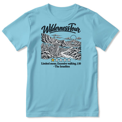 Wilderness Tour Limited Menu Excessive Walking The Israelites, Gift For Christian Bible Humor Lovers - 2D Unisex T-shirt