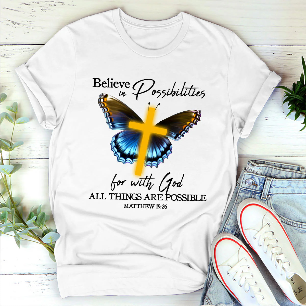 With God All Things Are Possible | 2D Unisex T-shirt