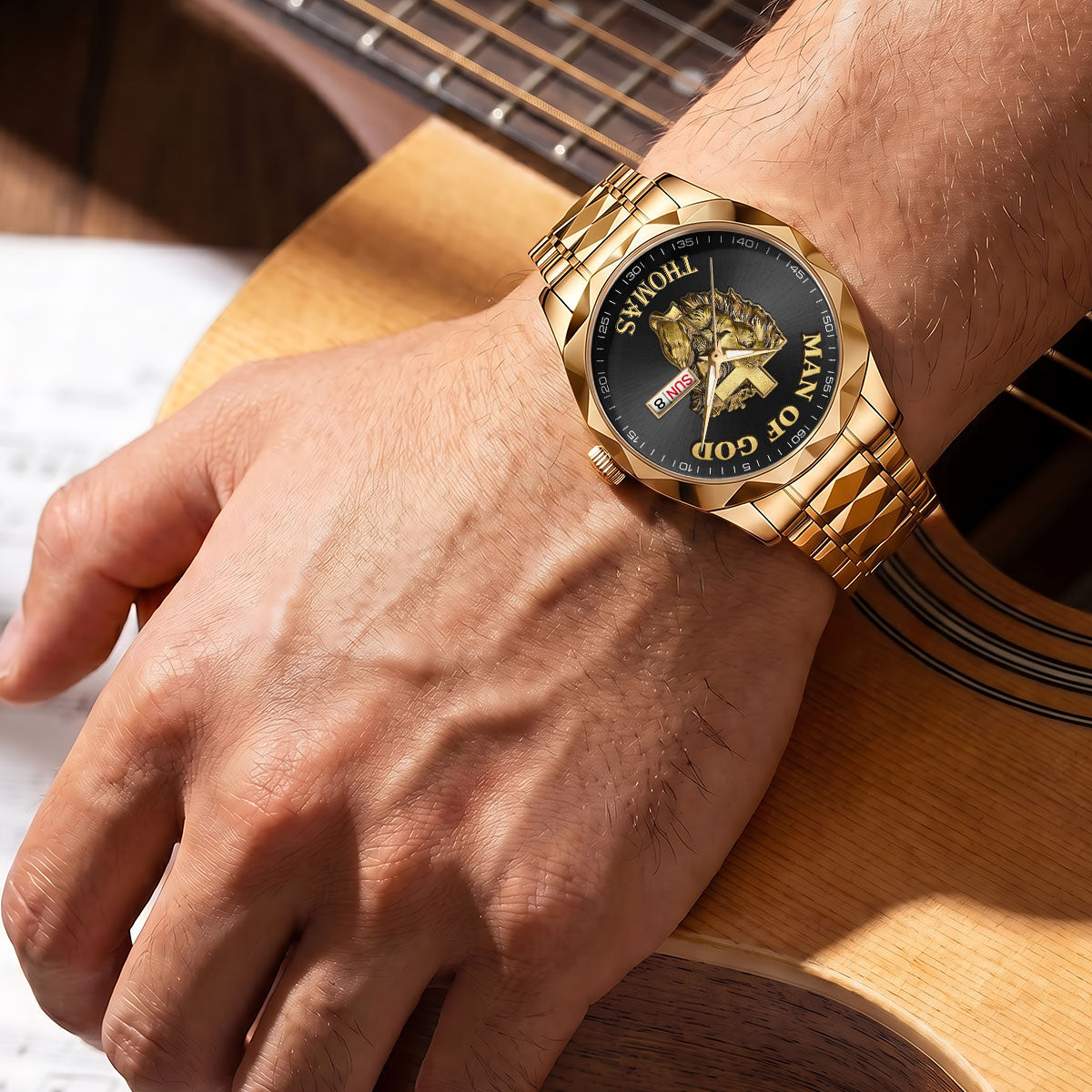 Man Of God | Personalized Men's Wrist Watch