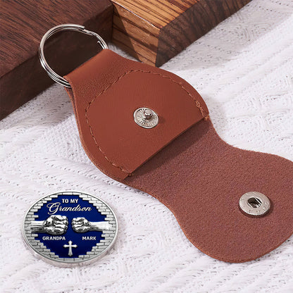 Be The Man I Know You Can Be, Gift For Grandson | Personalized Pocket Hug