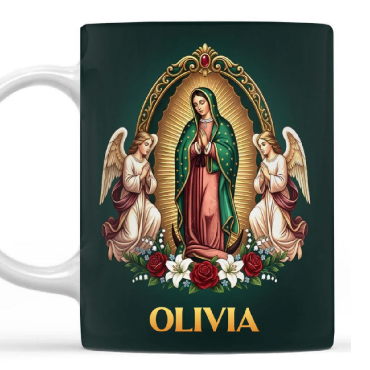 Our Lady Of Guadalupe, Catholic Gift For Her | Personalized Ceramic Coffee Mug