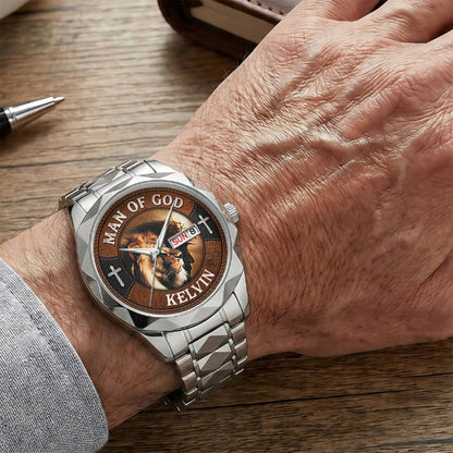 Man Of God | Personalized Men's Wrist Watch