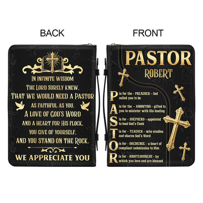 A Gift For Our Pastor | Personalized Bible Cover