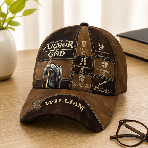 Put On The Full Armor Of God, Ephesians 6:11 | Personalized Classic Cap