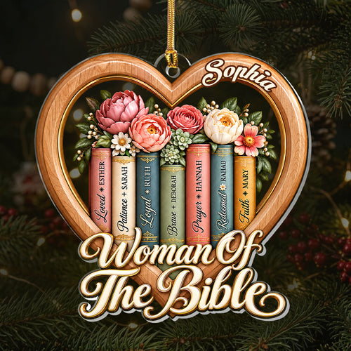 Woman Of The Bible, Gift For Women | Personalized 1-Layer Acrylic Ornament
