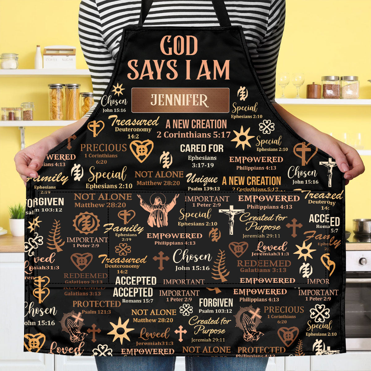 What God Says About You, Gift of Truth | Personalized Apron With Pocket