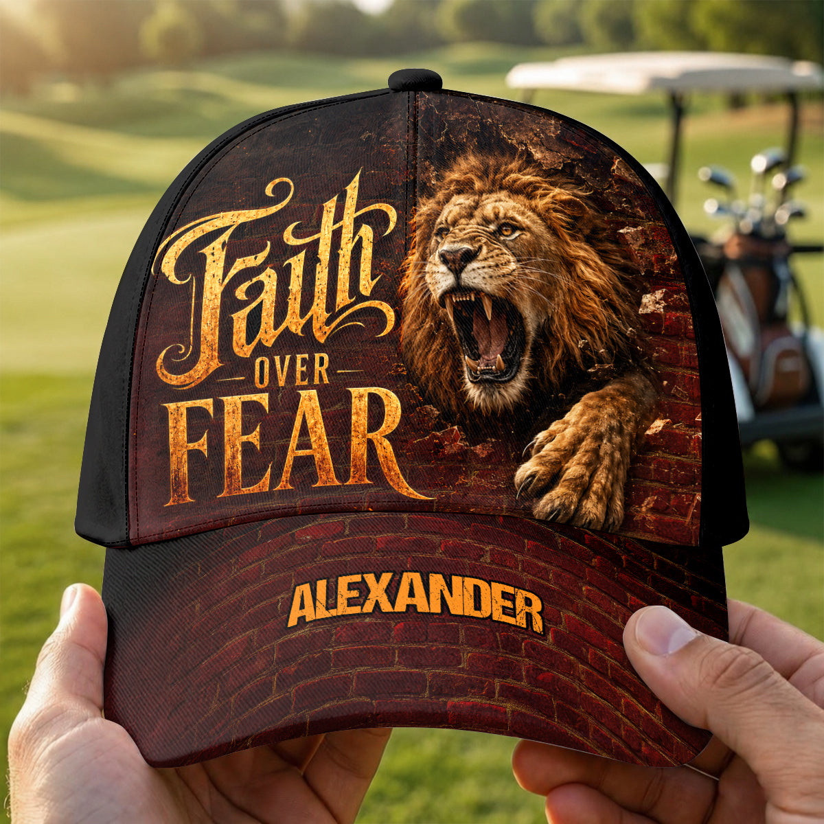 Faith Over Fear, Gift For Men | Personalized Classic Cap