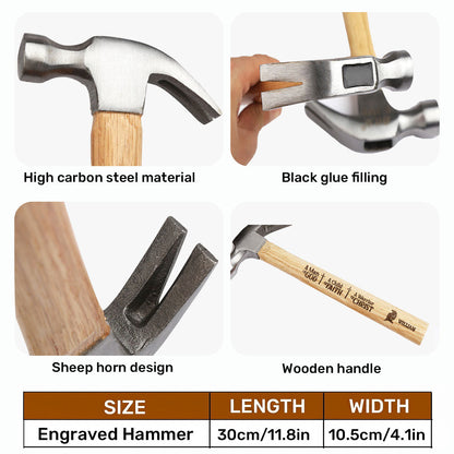 Man Of God | Personalized Wooden Hammer