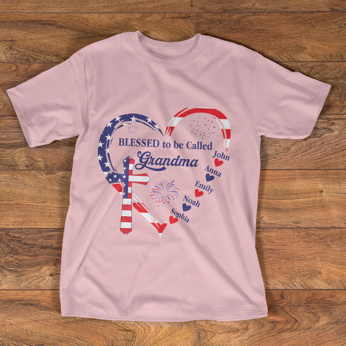 Blessed To Be Called Grandma, Christian Gift For Grandma | Personalized 2D Unisex T-shirt