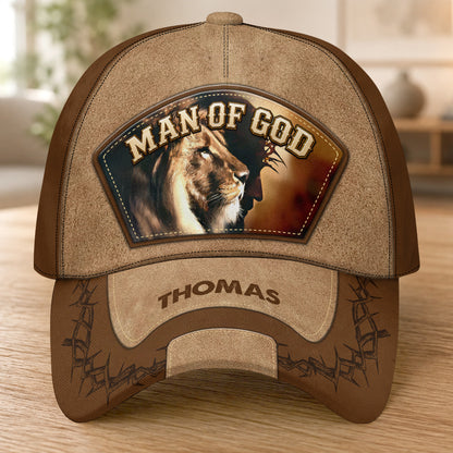 Man Of God, Gift For Men | Personalized Classic Cap