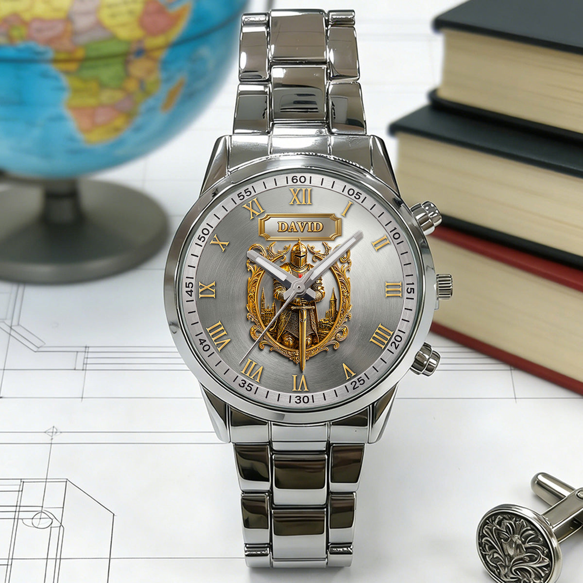 Knight Of God | Personalized Men's Wrist Watch