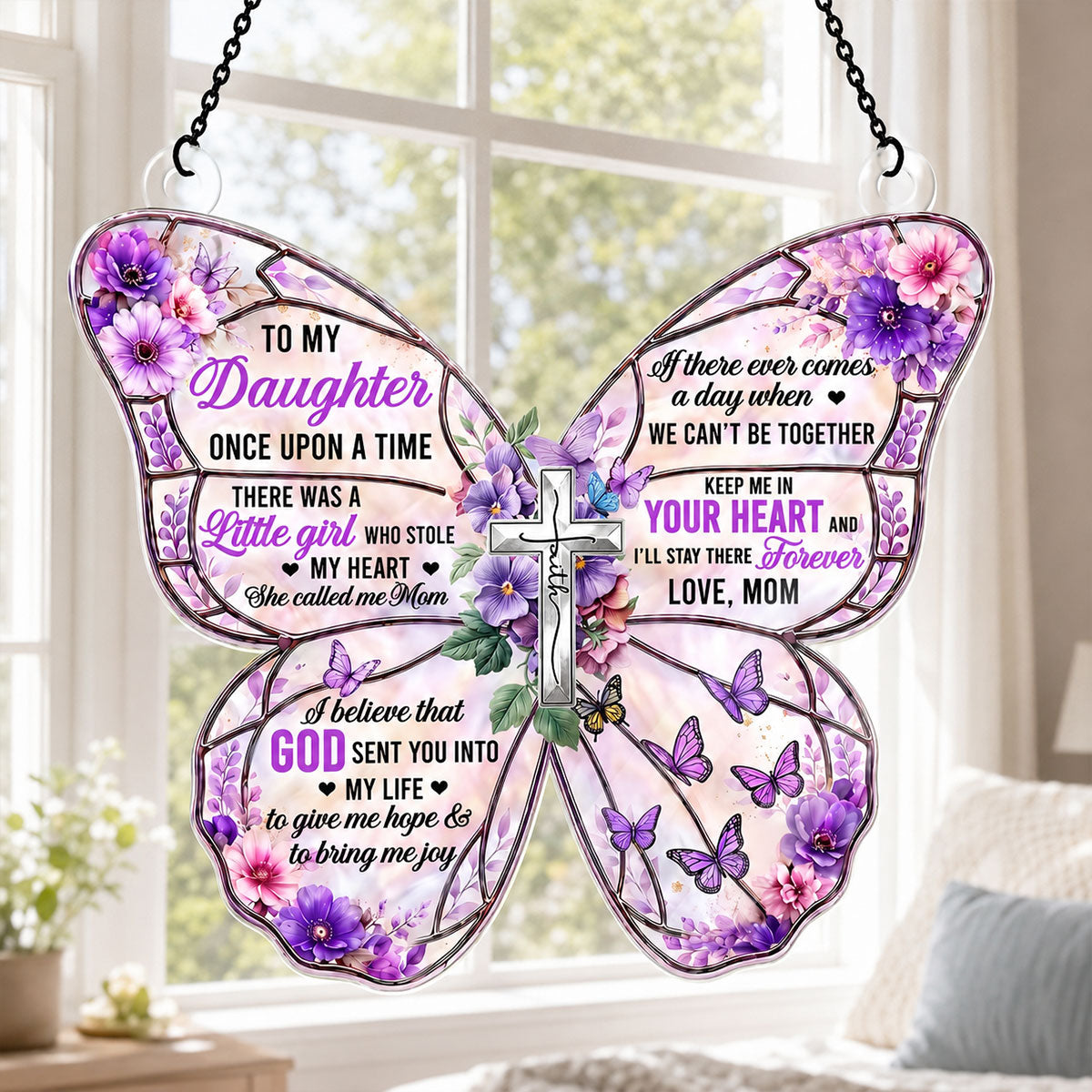 My Girl, Personalized Gift For Loved One | Personalized Acrylic Suncatcher