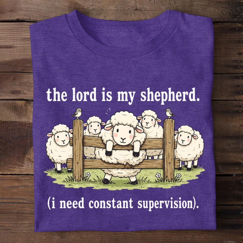 The Lord Is My Shepherd, Gift For Loved One | Personalized 2D Unisex T-shirt