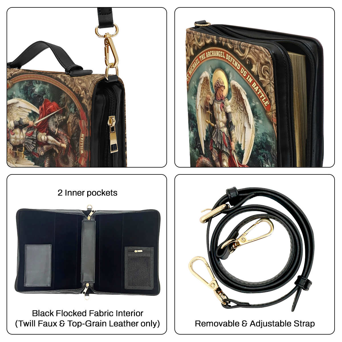 Defender Of Heaven | Personalized Bible Cover