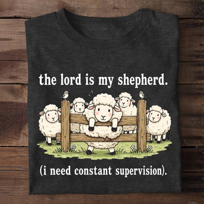 The Lord Is My Shepherd, Gift For Loved One | Personalized 2D Unisex T-shirt