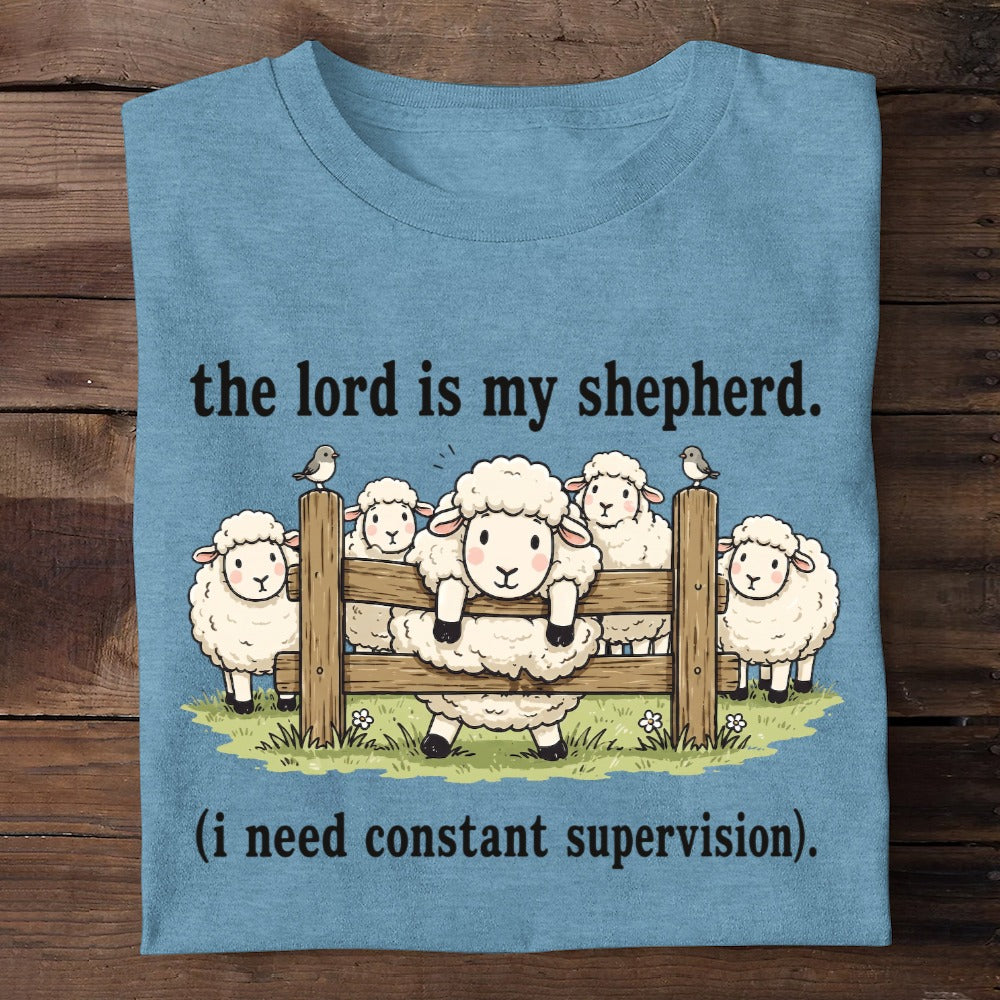 The Lord Is My Shepherd, Gift For Loved One | Personalized 2D Unisex T-shirt