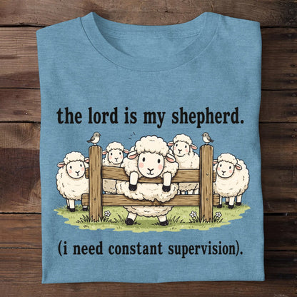 The Lord Is My Shepherd, Gift For Loved One | Personalized 2D Unisex T-shirt