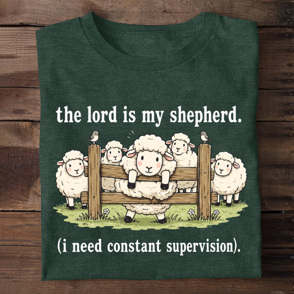 The Lord Is My Shepherd, Gift For Loved One | Personalized 2D Unisex T-shirt