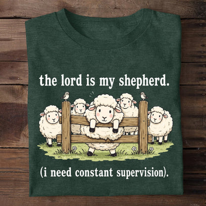 The Lord Is My Shepherd, Gift For Loved One | Personalized 2D Unisex T-shirt