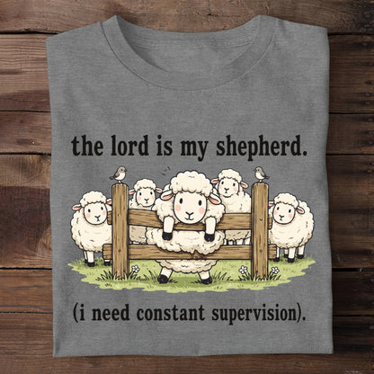 The Lord Is My Shepherd, Gift For Loved One | Personalized 2D Unisex T-shirt