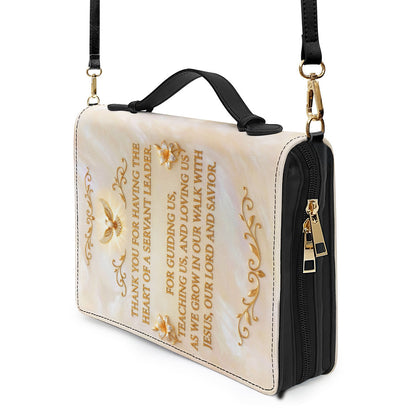 To Our Pastor For Having The Heart Of A Servant Leader | Personalized Bible Cover
