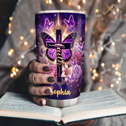 I Can Do All Things Through Christ | Personalized Stainless Steel Tumbler