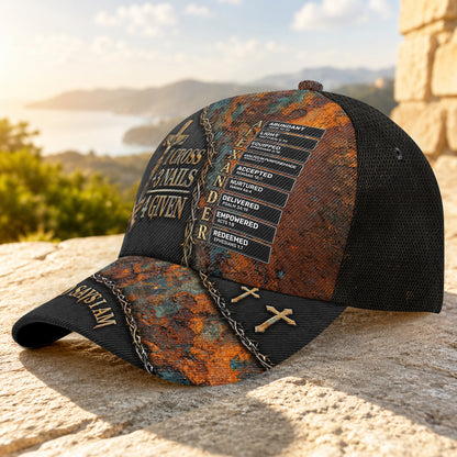 1 Cross 3 Nails 4 Given, Gift For Him | Personalized Classic Cap