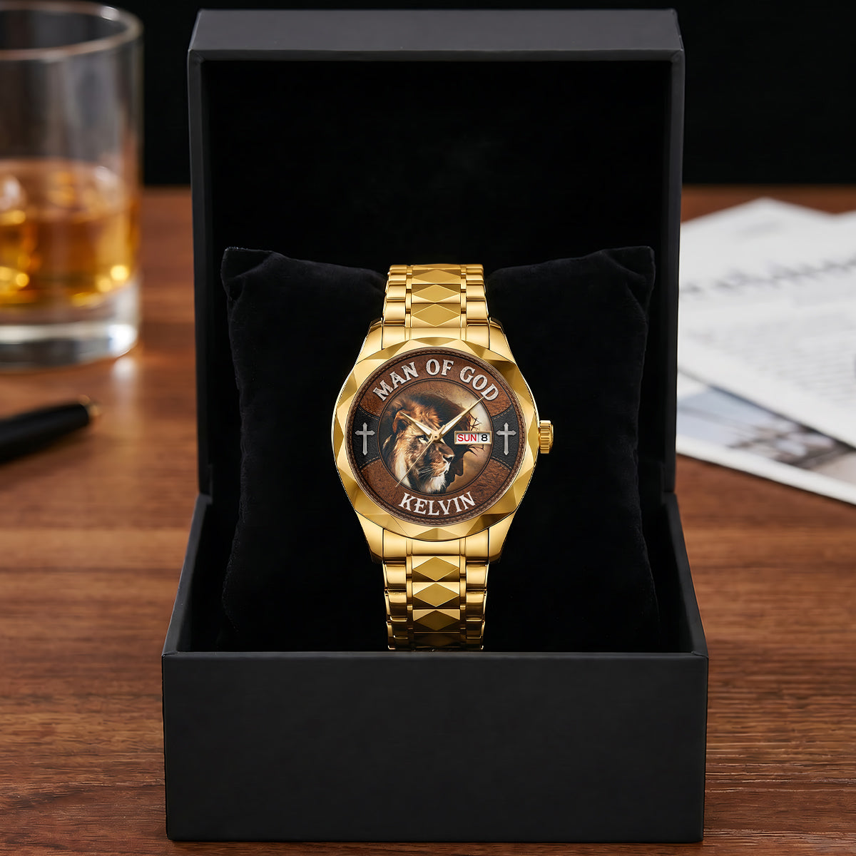 Man Of God | Personalized Men's Wrist Watch