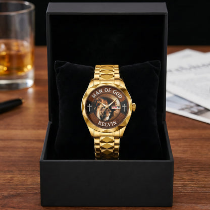 Man Of God | Personalized Men's Wrist Watch