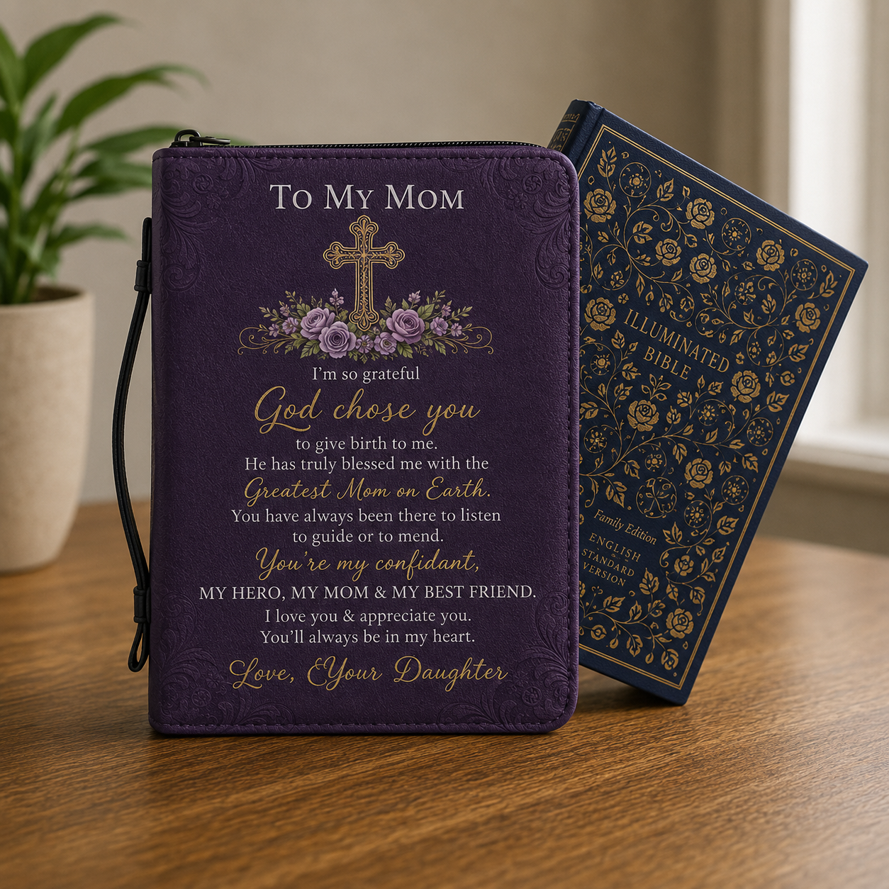To My Mom, Gift of Love | Bible Cover
